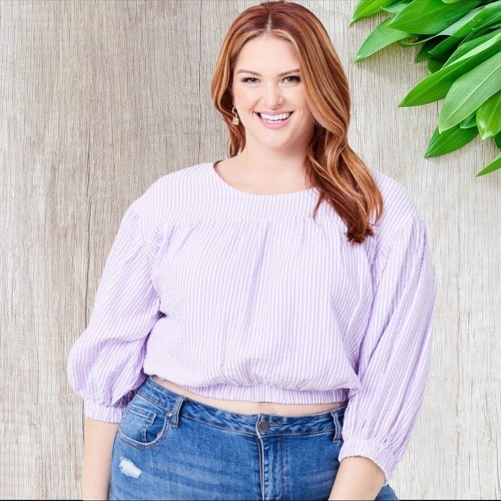 Arula Dionne Top in Lavender A Beautiful Soul Altar’d State 3X